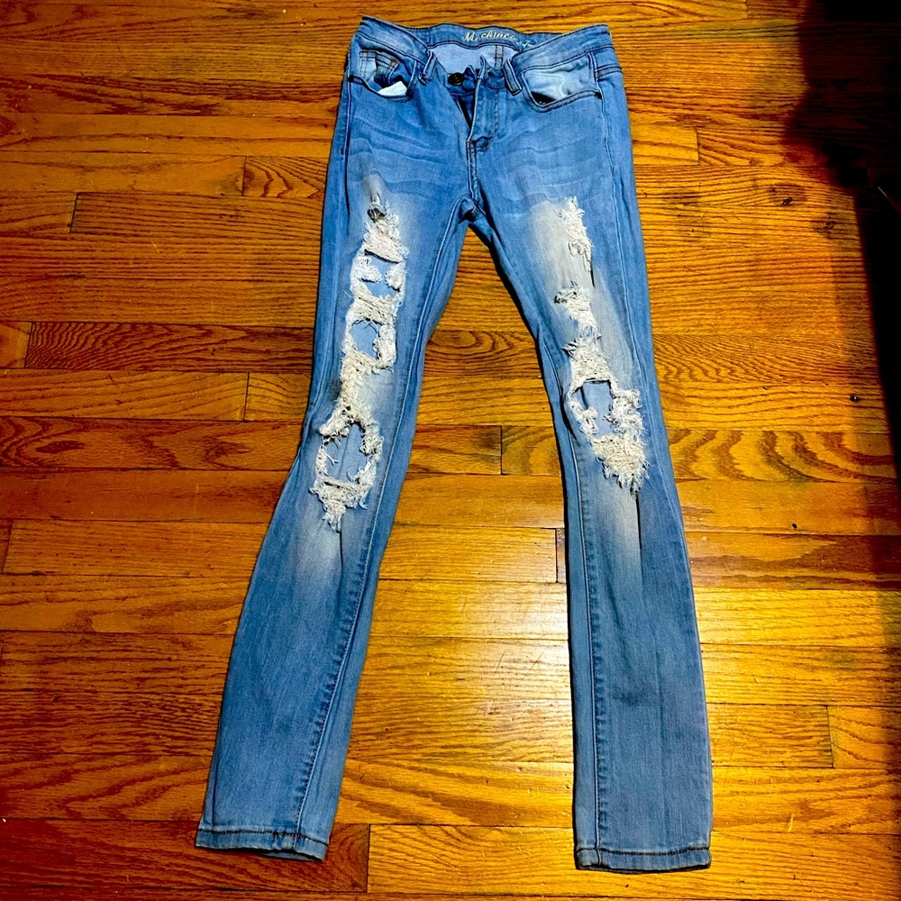 OBO Distressed skinny jeans size26 from Akira
